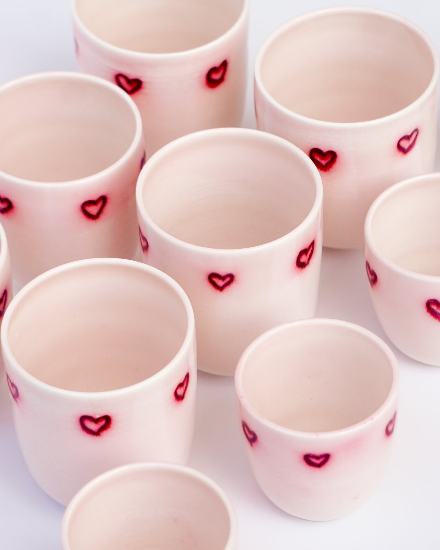 Glowing Hearts - Valentines Cup