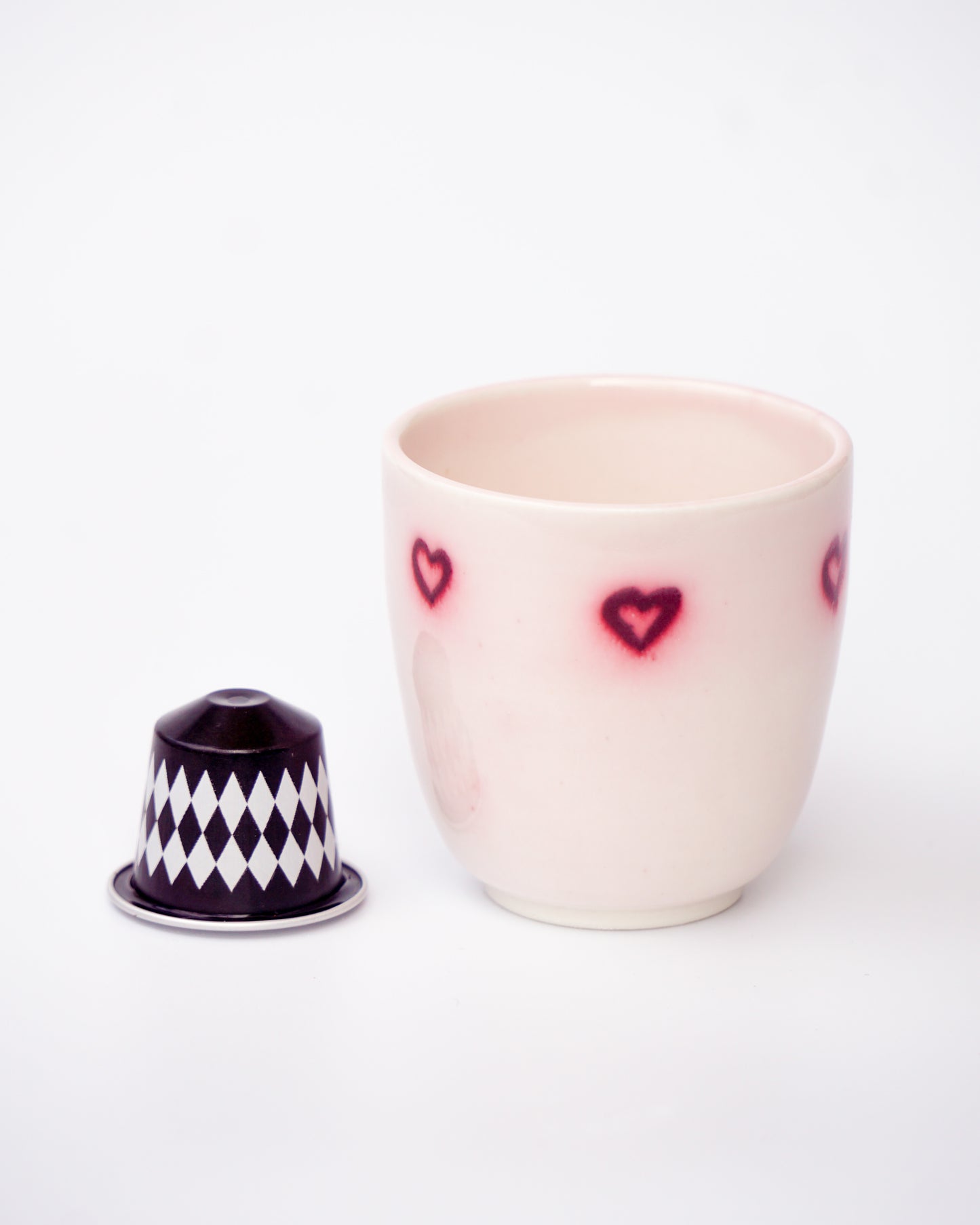 Glowing Hearts - Valentines Espresso Cup