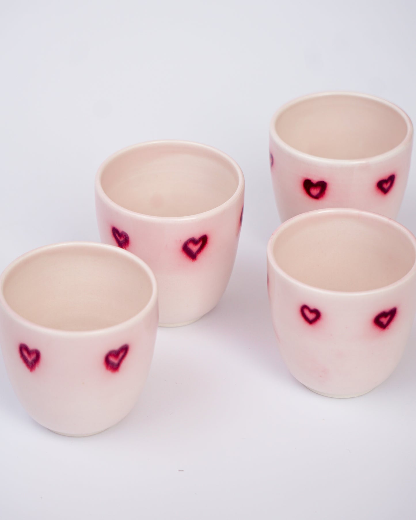 Glowing Hearts - Valentines Espresso Cup