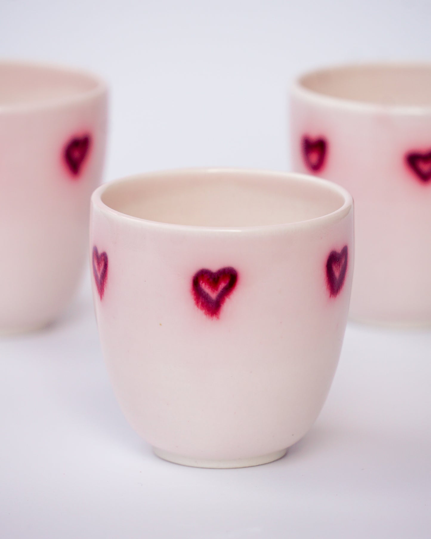 Glowing Hearts - Valentines Espresso Cup