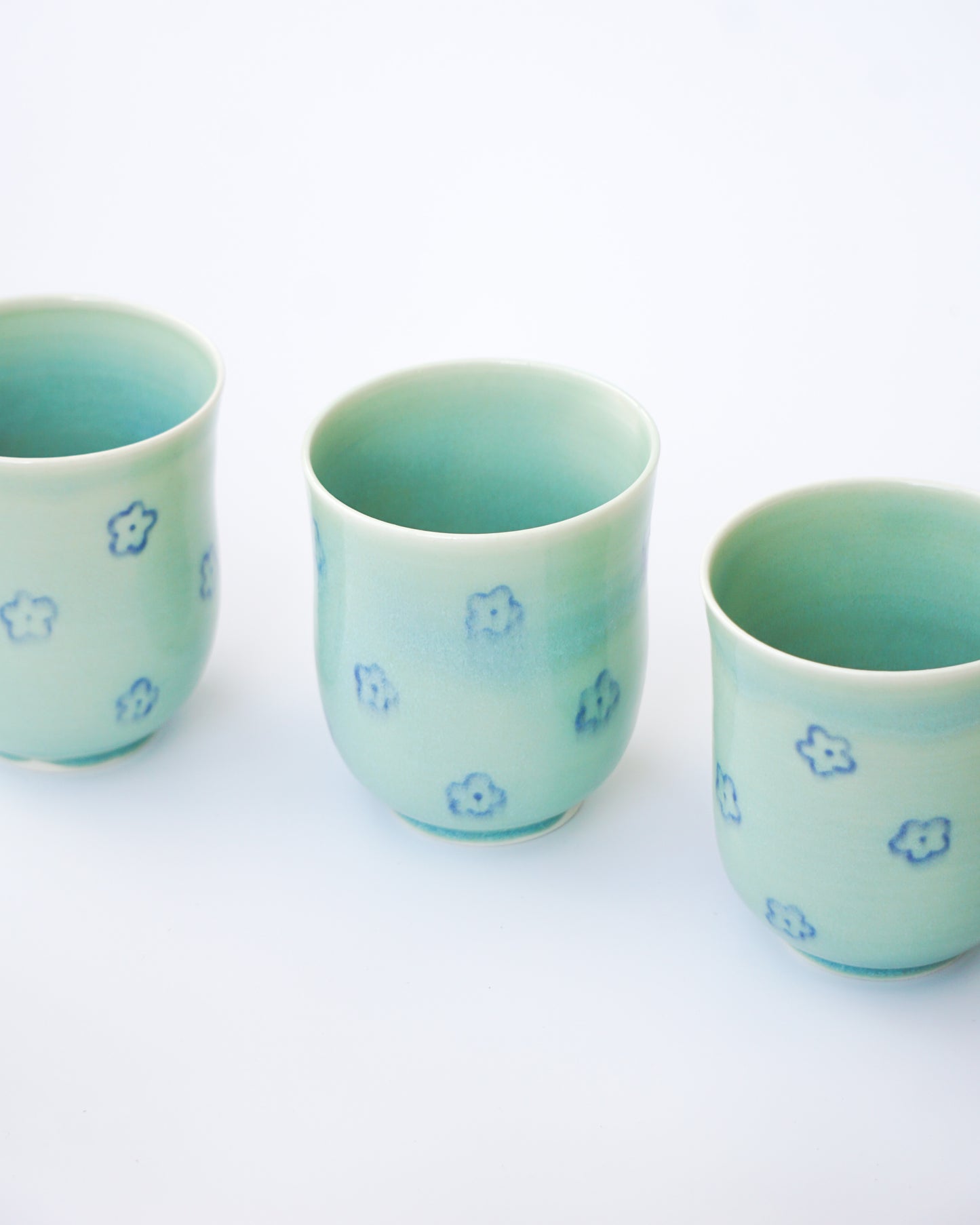 Floral Blue - Cup